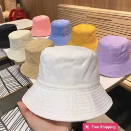 Designer Berets Triângulo Etiqueta Pescador Chapéu 21 Versátil Secagem Rápida Coreano Sun Viseira Cap P Família Tendência Cor Sólida Casal Sun Viseira Cap Hlyu