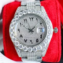 Diamentowe zegarki Designerskie zegarki dla męskiego automatycznego ruchu mechanicznego Wodoodporna bransoletka 42 mm Sapphire Stal nierdzewna 904L Na rękę Montre de Luxe Prezent