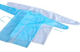 En bit engångsskyddsskydd för täckning av nonwovens anti dammdräkt klänning skyddskläder coverall engång kök aponder2069577