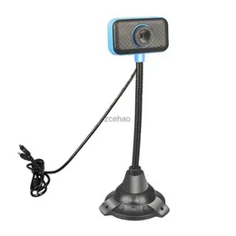 Webcams 1pc Tabletop Webcam estável para dormitório de escritório em casa Câmera de computador de alta definição com microfone de redução de ruídoL240105