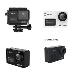 Fotocamere digitali Sjcamsj8Pro Videocamera sportiva impermeabile Fotocamera Touch Sn Hd 4K60Fps Amba Eis Anti-Shake Drop Delivery Ot5Vh