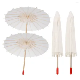 Зонты 4 шт. пустой промасленный бумажный зонтик свадебный декор церемониальные украшения конфетти специальные инструменты
