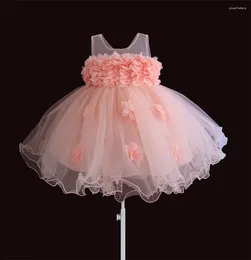 Mädchen Kleider Baby Mädchen Spitze Blume Kinder Kleidung Prinzessin Hochzeit Taufe Kinder Tragen 1 Jahr Geburtstag Vestido Infantil 6M-4Y
