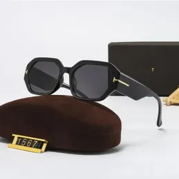 TF 1567 Mode-Sonnenbrille, Tom-Sonnenbrille, europäische und amerikanische trendige Brille mit rundem Rahmen