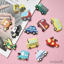 5st kylmagneter 5st kreativ tecknad bil kylmagneter för barn liten storlek kisel gel kylmagnet djur magneter barn gåva