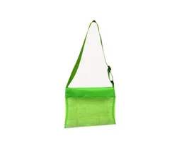 5Color Hela ämnen Barn Mesh Shell Beach Seasskell Bag Kids Beach Toys tar emot väska Mesh Sandlådor bort 651 S26937615