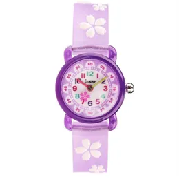 JNEW Marca Reloj de Cuarzo para Niños Loverly Cartoon Niños Niñas Estudiantes Relojes Banda de Silicona Relojes de Pulsera de Color Caramelo Lindo Childre2803