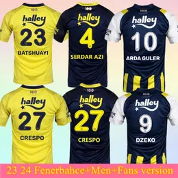 23 24 24 Fenerbahce koszulki piłkarskie Zestaw Dzeko Crespo arda Guler Kahveci Joao Pedro Batshuayi Szalai Home Away 3rd Football Sets Kids Football Jersey de Foot Men Men