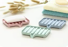 Sponge Holder PP Wheat Straw Storage Rack Drain Soap Box Tray Soapbox 1 Pcs Shower Soap Tray Tool Soap Dish Plate Holder WXY0565618645