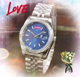 Mens Unisex Lovers Design Watches 36/41MM Automatic Full Stainless steel Luminous Waterproof Quartz Women Watch Couples Style Classic Wristwatches montre de luxe
