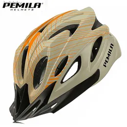 Cycling Helmets PEMILA 2024 New Ultralight Cycling Helmet Cycling Safety Cap MTB Bicycle Helmet For Women Men Racing Equipment Bike Helmet VisorL240109