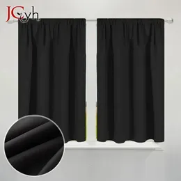 Cortinas blackout curtas modernas para crianças, quarto, sala de estar, cortina oculta na cozinha, tela isolada 240109