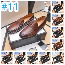 28 Style Nen Italian Men Mocassini Scarpe Nero Marrone Colore misto Wingtip Uomo Abito firmato Scarpe scamosciate Ufficio Matrimonio Scarpe casual in vera pelle taglia 38-46