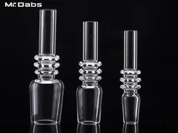 Quartz Tip 10mm 14mm 19mm 100％clear clear Joint for Collect Quartz Nailを備えたNC set7481152のクリアジョイントを備えた本物の喫煙アクセサリー