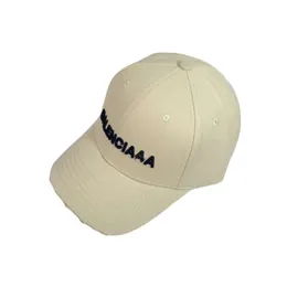 Balencaigai Cap Designer Najwyższej jakości kapelusz skąpy brzegi czapki sportowe czapki baseballowe Kobiety moda moda casquette na zewnątrz sunshade ciepło litera haft 3D cap
