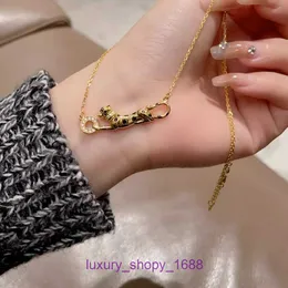 Joyería de collar de diseño de acero inoxidable de neumáticos de automóvil de alta calidad El nuevo collar Money Leopard simboliza la riqueza y es un lujo ligero Con caja original