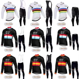 Quick Step 2021 Pro Team Maglia da ciclismo Inverno Manica lunga In pile termico Abbigliamento da bici Maillot Ropa Ciclismo A081338f