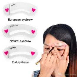 3pcsset Eyebrow Stencils 3types Reusable Eyebrow Drawing Guide Card Brow Template DIY Make Up Tools Eyebrow Stencils3729871