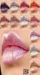 Cmaadu Shimmer Lip Gloss Beauty Girl Diamond Glitter Dint Waterproof Długo 12 kolorowy złoty płyn Flash Lipstick9703932