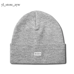 Kith Piccolo Standard Kith Cappello Classico Ricamo Cappello in cotone Street Autunno e Inverno Cappello freddo Cappello di alta qualità Cappello lavorato a maglia di cotone 2024 Cappelli stilista 7482