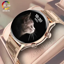 Orologi 2022 Nuovo AMOLED 390*390 HD Schermo NFC Smart Watch Donna Chiamata Bluetooth Orologi Uomo IP68 Smartwatch impermeabile per Huawei Xiaomi