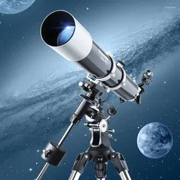 Telescópio focal acessível visão noturna escopo térmico monocular telescópios astronomia equipamentos de acampamento