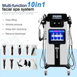 Multifunktion 10 i 1 mikrodermabrasion Machine RF Lyftning PDT Lättterapi Mikroström Syre Jet -skal ansiktsbehandling