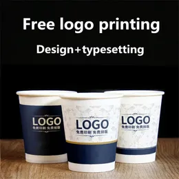 일회용 컵 슈퍼 두꺼운 종이 도매 허가 저항성 광고 맞춤형 인쇄 240108
