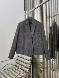 Jaquetas femininas blazer jaqueta tridimensional alfaiataria moda casual 2024 outono 0106