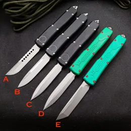 Micro Tech Bounty Hunter UT85 OTF Auto Knife 3.464 "D2 Stal Blade, T6061 Aluminiowy uchwyt, Outdoor Taktycal Combat Noży BM 3300 4600 3400 3400