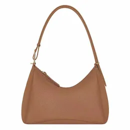 Luxury designer bag fashionable shoulder bags lychee grain cowhide underarm bag adjustable shoulder strap zipper style leather women handbag HDMBAGS2023