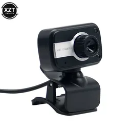 Webcams Novo Digital USB 50M Mega Pixel Webcam Elegante Câmera Rotativa HD Web Cam com Microfone Clipe para PC Laptop Notebook ComputerL240105