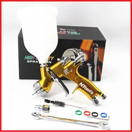 Guns Spray Guns High Quality Spray Gun Ntools GTI Pro Painting Gun TE20/T110 1.3/1.8mm Nozzle Paint Gun Water Based Air Spray Gun Airbr