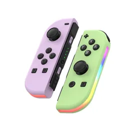 وحدة تحكم اللاسلكي بلوتوثغاد اللاسلكي لوحدة التبديل/NS Switch Gamepads Controllers ownstick/Nintendo Game Joy-Con مع إضاءة RGB