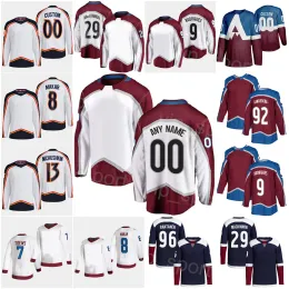 Reverse Retro Hockey 92 Gabriel Landeskog Jerseys 7 Devon Toews 95 Andre Burakovsky 13 Valeri Nichushkin 8 Cale Makar 29 Nathan Mackinnon Mi 79