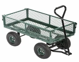 New Garden Carts Wagons Heavy Duty Utility Outdoor Steel Beach Lawn Yard Buggy5435289