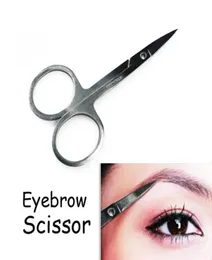 Makeup Tool Korea Small Eyebrow Scissors Cut Manicure Nose rostfritt stål Makeup sax Eyebrow med skarp huvud119240