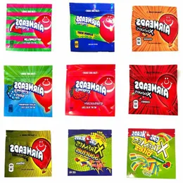 Packaging bags mylar bag plastic pouch package baggies empty packing sour cherry bites orange rainbow wholesale Fgxrs