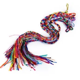 Bracelets ABL0302(120), Bohemian Brazil Cheap Colorful Rainbow Handmade Woven Braided Rope String Strand Friendship Bracelet