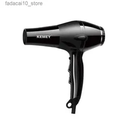 Hair Dryers High Power Thermostatic Hair Dryer ABS Strong Power Quick-dry Negative Ionic Blow Dryer for Home Hair Salon Hotel Q240109