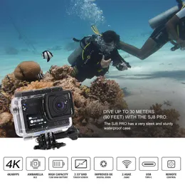 SJCAM SJ8 Pro 4K 60 FPS WiFi Uzaktan Ultra HD Extra Spor Aksiyon Kamerası Tam Aksesuarlar Seti Kutu Canlı Akış DV Photes