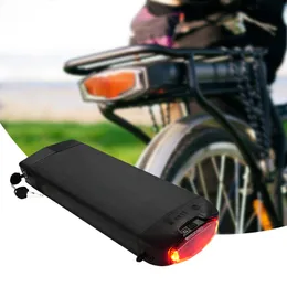 Rear Rack eBike Battery 18650 48V 14Ah for 1000W 750W 500W Motor