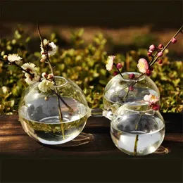 Planters POTS NORDIC Flower Vase Glass Flower Vase Pot Home Living Room Desktop Decoration Connected Design Wedding Centerpiece Arrangement YQ240109