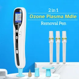 Maskin ozon plasma penna lcd wart freckle borttagning tag tatuering renare hud mullvad mörk spot remover pimple nevus borttagning skönhetsskötsel verktyg