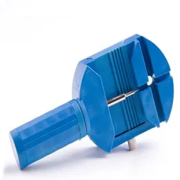 Strumento per orologiaio per riparazione apri cinturino per dispositivo di rimozione del perno di collegamento dell'intero cinturino dell'orologio con materiale plastico blu Drop Whole193l