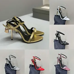 Tasarımcı Kadın Yüksek Topuk Ayakkabı 10.5cm İnce Topuklu Siyah Çıplak Patent Deri Kadın Pompalar Kutu 506
