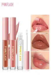 PINKFLASH Базовый гель для блеска для губ Ever Glossy Moist Lip039s Tint Shine Shimmer Прозрачный блеск для губ Высокогидратирующий освежающий уход за кожей4396339