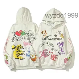 Y2K Hellstar Hoodie Tracksuit Designer Man Man Woman Pants Leng Sleeve Cotton Fashion Brand HoodiesフーディセットKiss Me Im asma0sma0