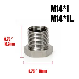 Filtr paliwa Adapter gwintu ze stali nierdzewnej 1/2-28 do 5/8-24 M14 1,5 SS Soent Trap dla Napa 4003 WIX 24003 Dostawa samochodowa MO OTFNC