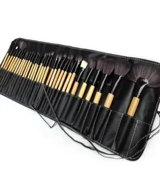 プロモーション32 PCS Pro Makeup Cosmetic Brushes Wood Brushes Kit Brush Set in Pouch Case TF9704673